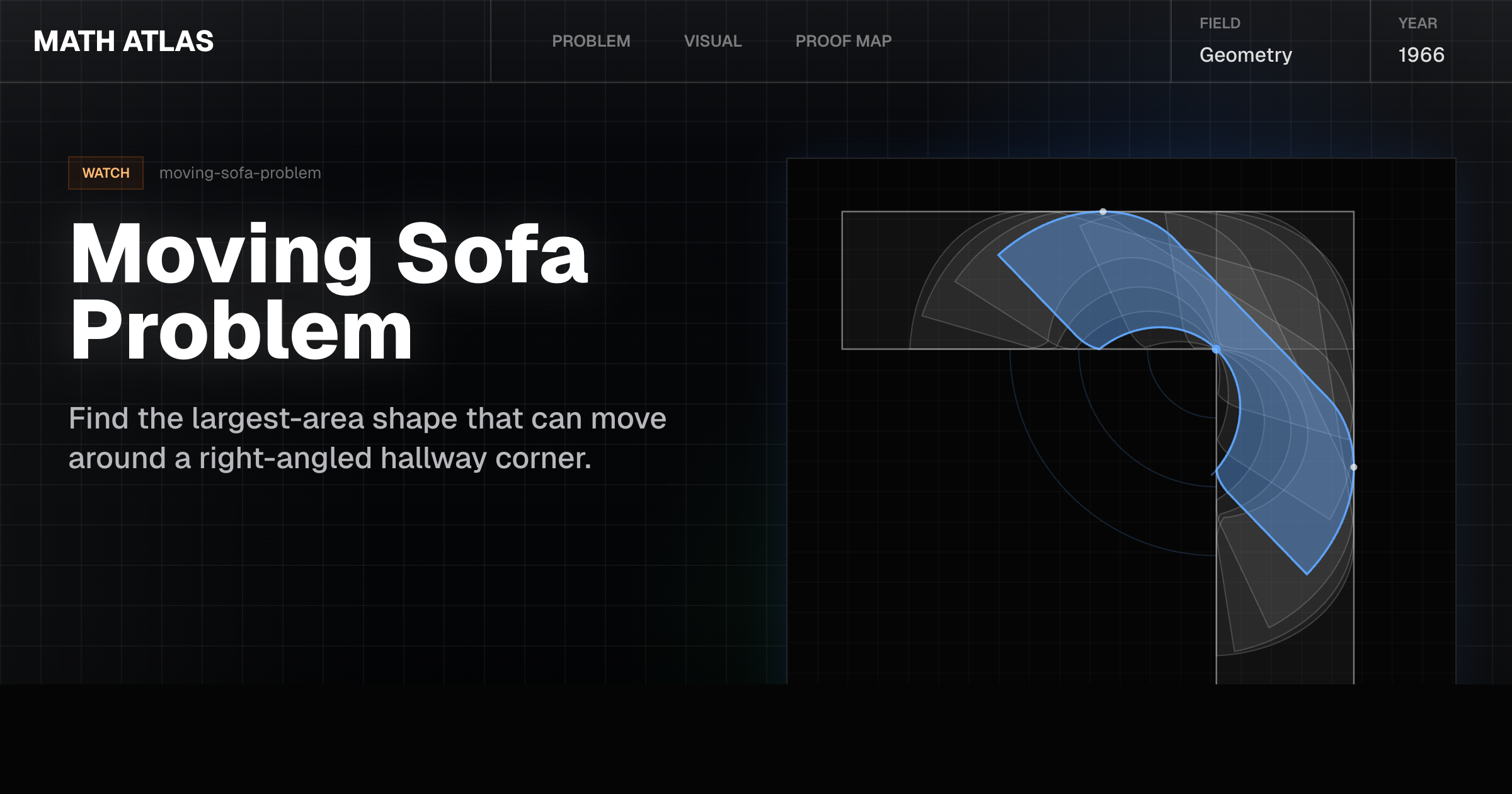 Moving Sofa Problem — Math Atlas